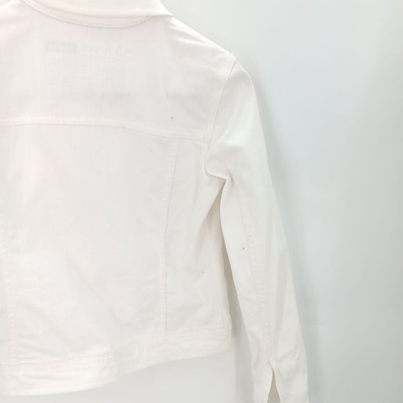 MERONA WOMANS XS DENIM WHITE JACKET - Picture 12 of 16